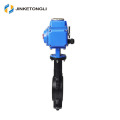 2017 Hot sale JKTL high temperature butterfly valve metal seat dn250 for hot air